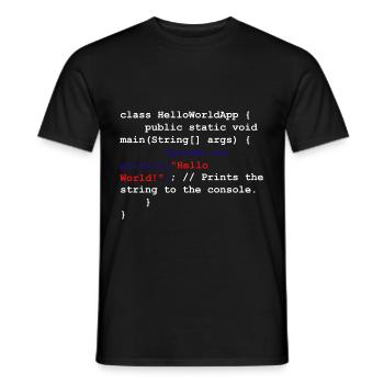 Coder Software Développeur - T-shirt homme - noir - Devant - AI Model Male 178 light (178cm)