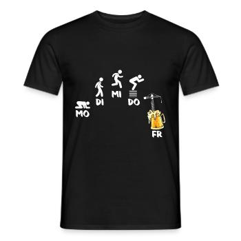 Crane Construction Crane Crane Operator Crane Operator - Men's T-Shirt - black - Front - AI Model Male 178 light (178cm)