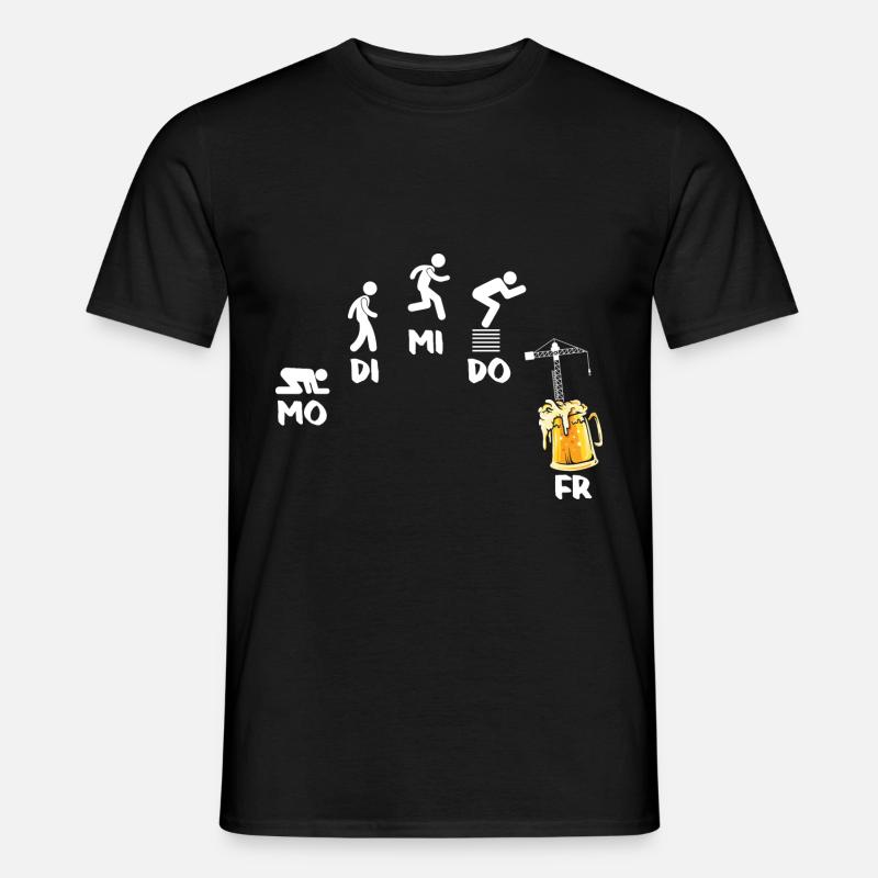 Crane Construction Crane Crane Operator Crane Operator - Men’s T-shirt - black