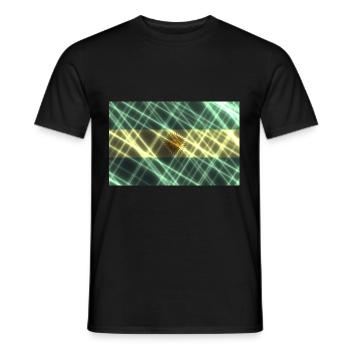 Argentinien - Männer T-Shirt - Schwarz - Vorne - AI Model Male 178 light (178cm)