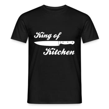 Chef & Kitchen Hobby Cook Gifts - Men's T-Shirt - black - Front - AI Model Male 178 light (178cm)