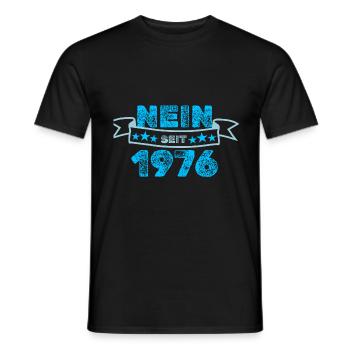 Dagegen 1976 - Männer T-Shirt - Schwarz - Vorne - AI Model Male 178 light (178cm)