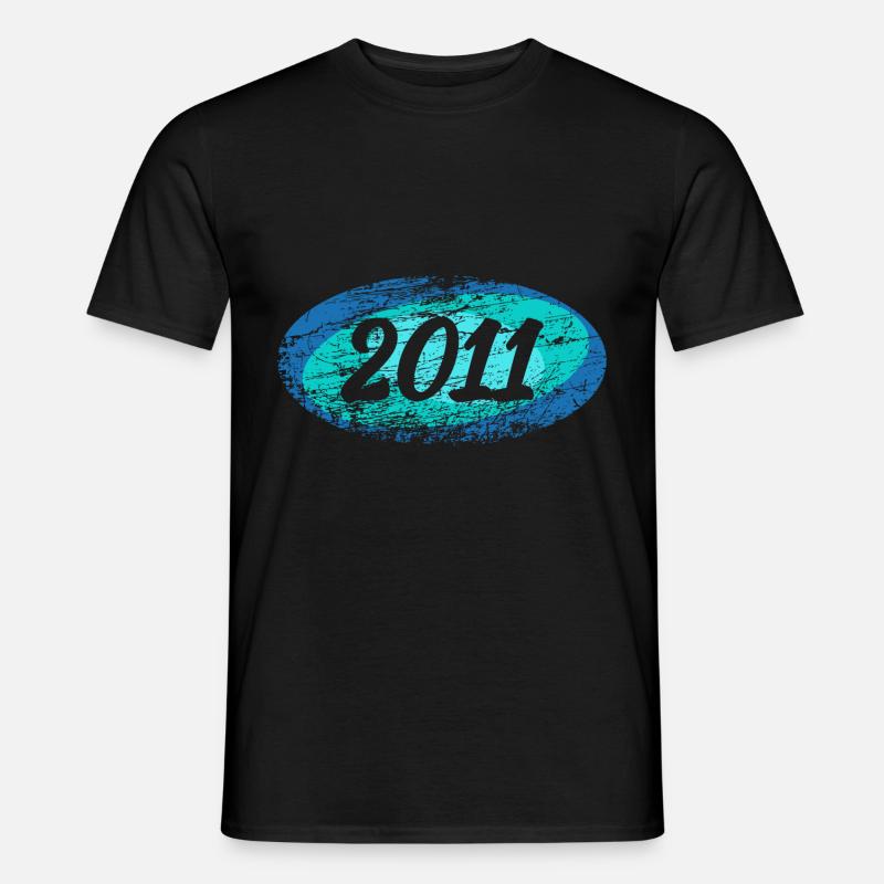 2011 - Männer T-Shirt - Schwarz