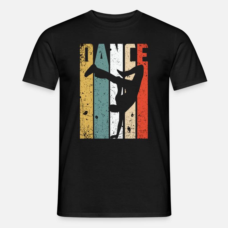 Breakdance Breakdancer - Männer T-Shirt - Schwarz