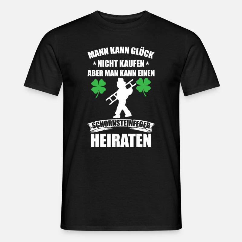 Schornsteinfeger Handwerksberuf - Männer T-Shirt - Schwarz