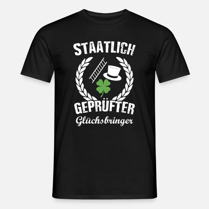 Kaminkehrer Handwerker - Männer T-Shirt - Schwarz