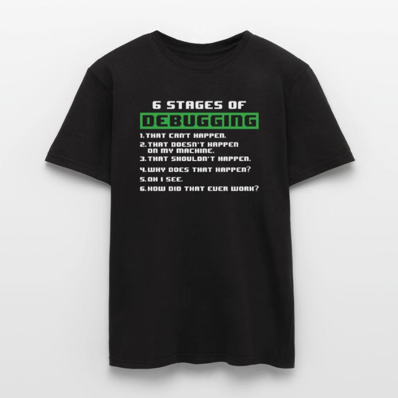 Debugging programmer Men's T-Shirt