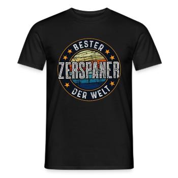 Zerspanungsmechaniker Zerspaner - Männer T-Shirt - Schwarz - Vorne - AI Model Male 178 light (178cm)