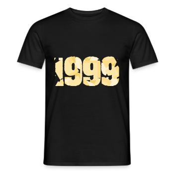 1999 - T-shirt homme - noir - Devant - AI Model Male 178 light (178cm)
