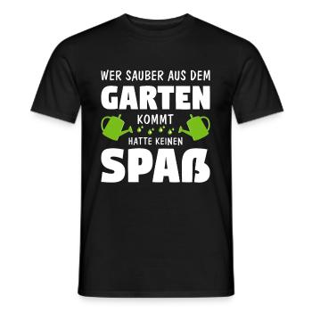 Garten Gärtner Gartenarbeit Hobbygärtner Geschenk - Männer T-Shirt - Schwarz - Vorne - AI Model Male 178 light (178cm)