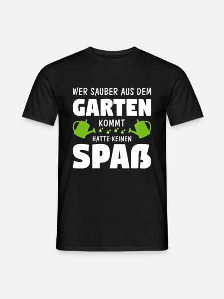 Garten Gärtner Gartenarbeit Hobbygärtner Geschenk - Männer T-Shirt - Schwarz