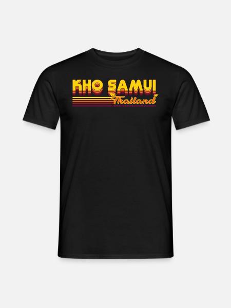 Ko Samui - Inselparadies im Design - Männer T-Shirt - Schwarz