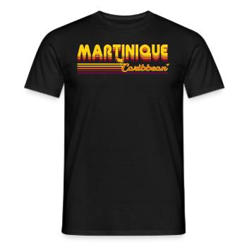 Martinique - Karibikparadies im Urlaubs Design - Männer T-Shirt - Schwarz - Vorne - AI Model Male 178 light (178cm)