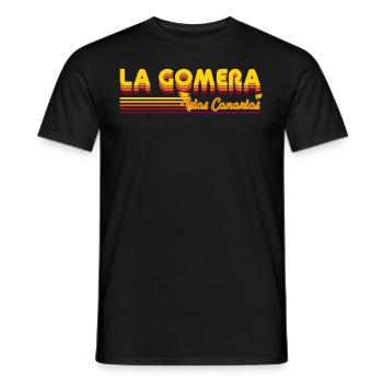 Alegranza Kanarische Insel Design - Männer T-Shirt - Schwarz - Vorne - AI Model Male 178 light (178cm)