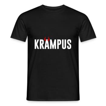 Krampus - Männer T-Shirt - Schwarz - Vorne - AI Model Male 178 light (178cm)