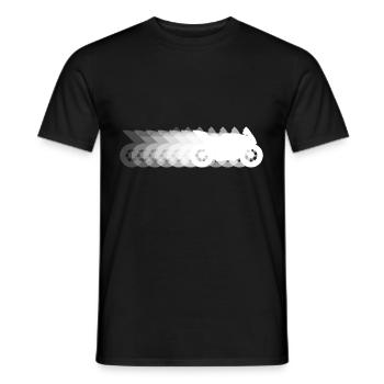 Motorrad Schatten Moto Rennmaschine - Männer T-Shirt - Schwarz - Vorne - AI Model Male 178 light (178cm)