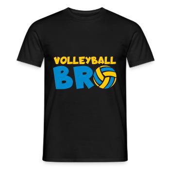 Volleyball Beach Volleyball - Men's T-Shirt - black - Front - AI Model Male 178 light (178cm)
