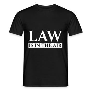 Lawyer Lawyer Law Lawyer - Men's T-Shirt - black - Front - AI Model Male 178 light (178cm)