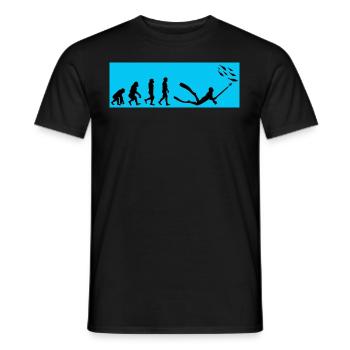 Speerfischen Speerfischen Speerfischer Fischen - Männer T-Shirt - Schwarz - Vorne - AI Model Male 178 light (178cm)