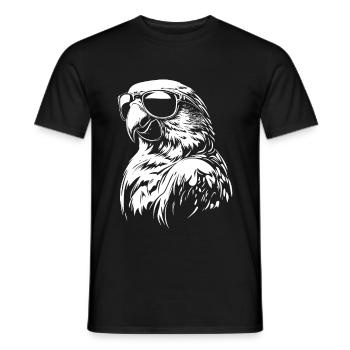 Lunettes de soleil Cool Parrot - T-shirt homme - noir - Devant - AI Model Male 178 light (178cm)