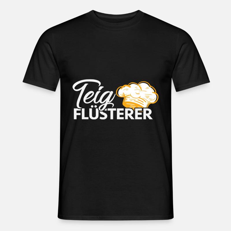 Bäcker Backen Konditor - Männer T-Shirt - Schwarz