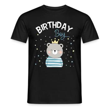 Geburtstagskind Kindergeburtstag Birthday Boy - Männer T-Shirt - Schwarz - Vorne - AI Model Male 178 light (178cm)