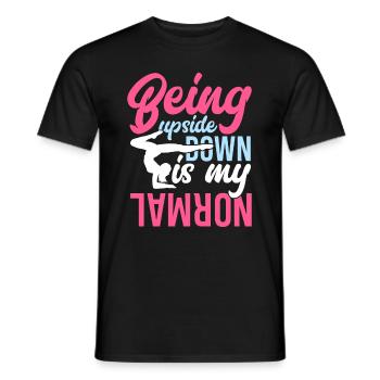 Funny gymnast gymnast gift - Men's T-Shirt - black - Front - AI Model Male 178 light (178cm)