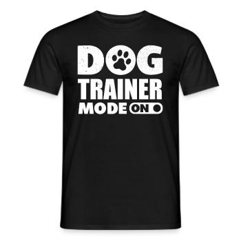 Drôle de chien dresseur de chien école de chien - T-shirt homme - noir - Devant - AI Model Male 178 light (178cm)