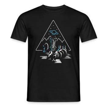 Cadeau de joueur d'échecs de joueur d'échecs cool - T-shirt homme - noir - Devant - AI Model Male 178 light (178cm)