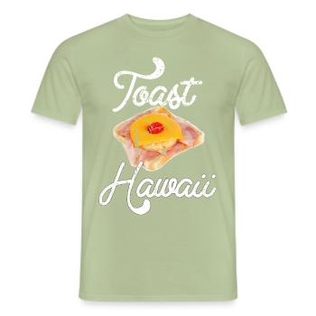 Toast Hawaii - Men's T-Shirt - sage - Front - AI Model Male 178 light (178cm)