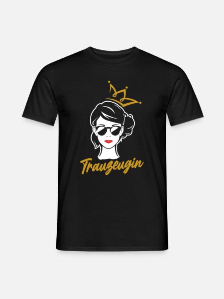 Ich Bin Trauzeugin Lustiges Trauzeugin Geschenk - Männer T-Shirt - Schwarz