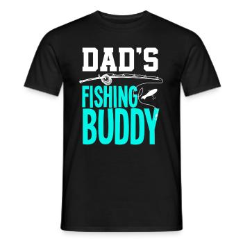 Drôle de pêcheur Pêcheur Fils Père Pêcheur Cadeau - T-shirt homme - noir - Devant - AI Model Male 178 light (178cm)