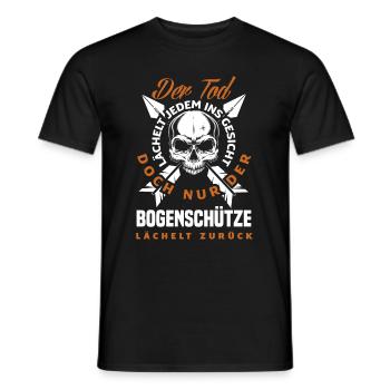 Lustiges Bogenschießen Bogenschütze Geschenk - Männer T-Shirt - Schwarz - Vorne - AI Model Male 178 light (178cm)