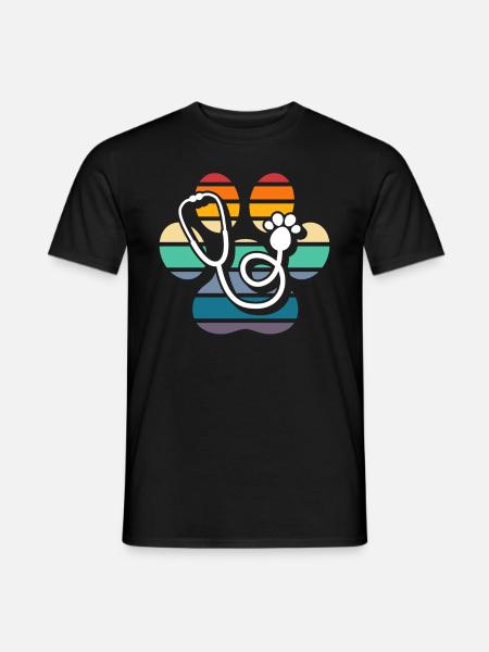 Funny Veterinary Veterinarian Veterinarian Gift - Men's T-Shirt - black