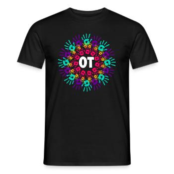 Occupational therapy Occupational therapist Occupational therapist - Men's T-Shirt - black - Front - AI Model Male 178 light (178cm)