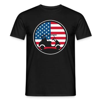 Golfeurs Golfeurs Golfeurs Golfeurs - T-shirt homme - noir - Devant - AI Model Male 178 light (178cm)