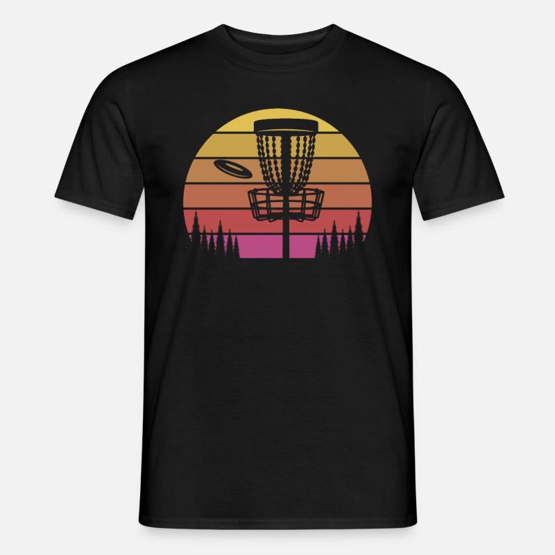 Lustiges Discgolf Discgolfer Geschenk - Männer T-Shirt - Schwarz