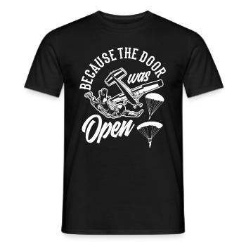 Parachutistes parachutistes - T-shirt homme - noir - Devant - AI Model Male 178 light (178cm)