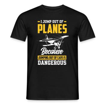 Parachutistes parachutistes - T-shirt homme - noir - Devant - AI Model Male 178 light (178cm)