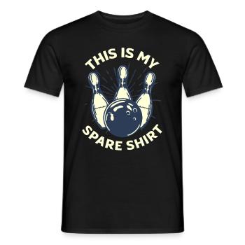 Bowling Lustiges Bowling Bowler Geschenk - Männer T-Shirt - Schwarz - Vorne - AI Model Male 178 light (178cm)