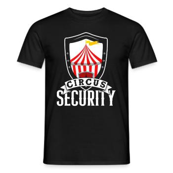 Circus - Men's T-Shirt - black - Front - AI Model Male 178 light (178cm)