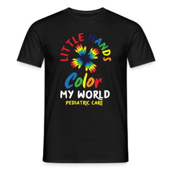Pediatric Nurse Pediatric Nurse - Men's T-Shirt - black - Front - AI Model Male 178 light (178cm)