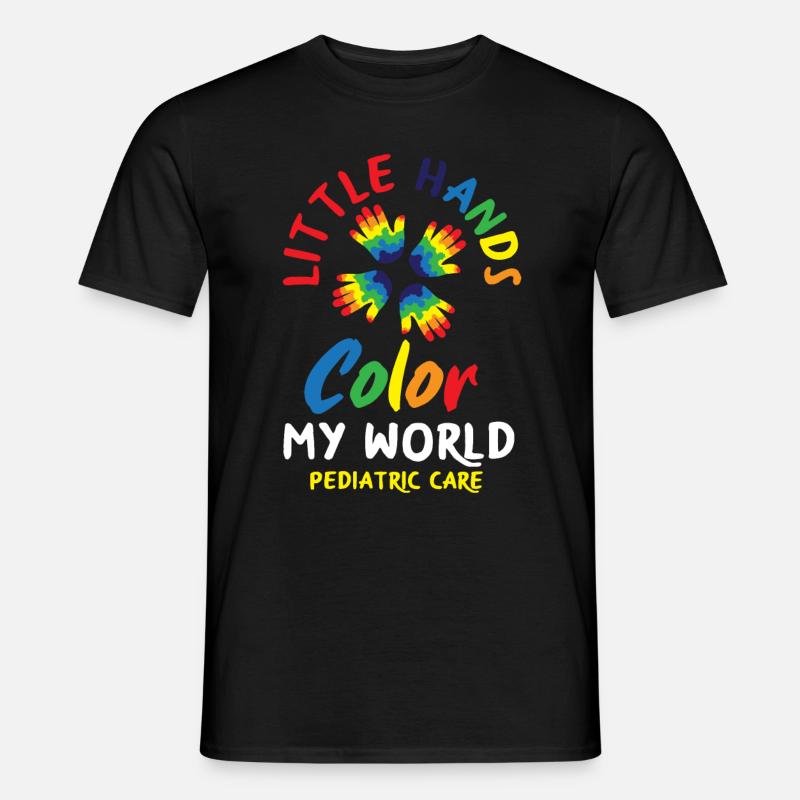 Kinderkrankenschwester Kinderkrankenpflegerin - Männer T-Shirt - Schwarz