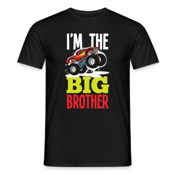I'm going to be big brother I'm big brother - Men's T-Shirt - black - Front - AI Model Male 178 light (178cm)