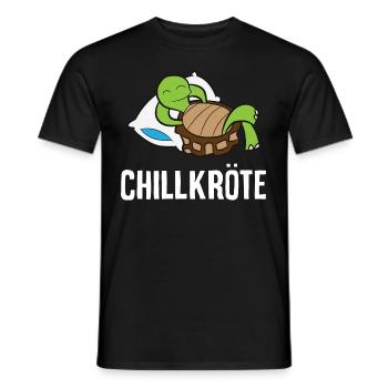 Douce chill toad tortue se détendre se détendre - T-shirt homme - noir - Devant - AI Model Male 178 light (178cm)