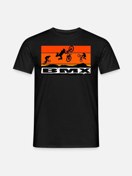 Vélo BMX - T-shirt homme - noir