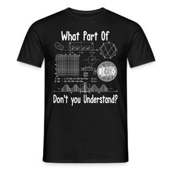 Quelle partie de vous ne comprend pas - T-shirt homme - noir - Devant - AI Model Male 178 light (178cm)