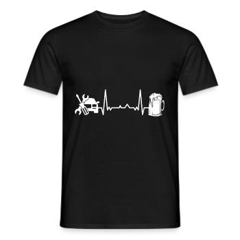 Car Mechanic Car Screwdriver Mechatronics Technician - Men's T-Shirt - black - Front - AI Model Male 178 light (178cm)
