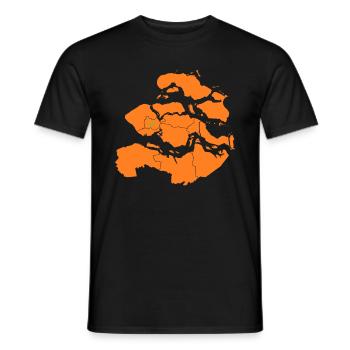 Zeeland Middelburg - Männer T-Shirt - Schwarz - Vorne - AI Model Male 178 light (178cm)