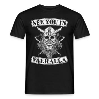 Lac You In Valhalla Viking Mythologie nordique - T-shirt homme - noir - Devant - AI Model Male 178 light (178cm)